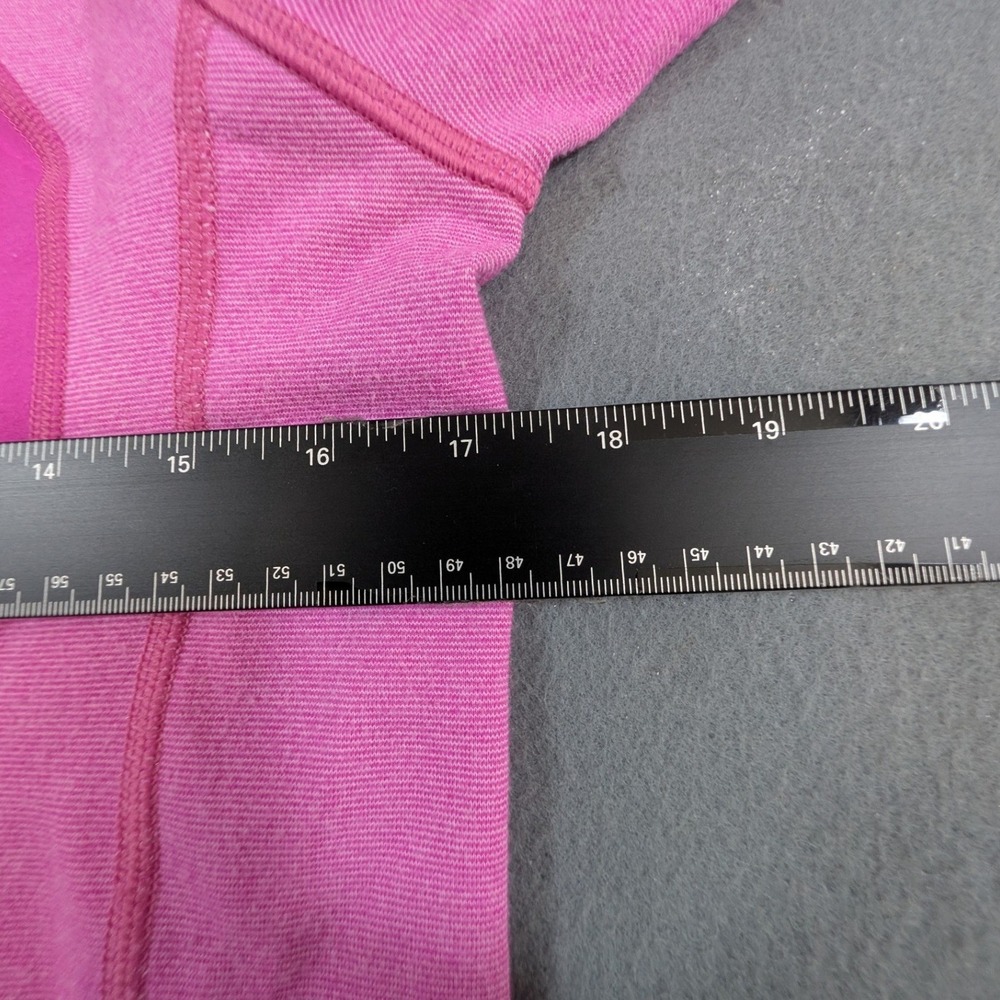 Lululemon Stride Jacket Womens 8 Paris Pink Brushed Hooded Scuba Rare - Picture 4 of 8